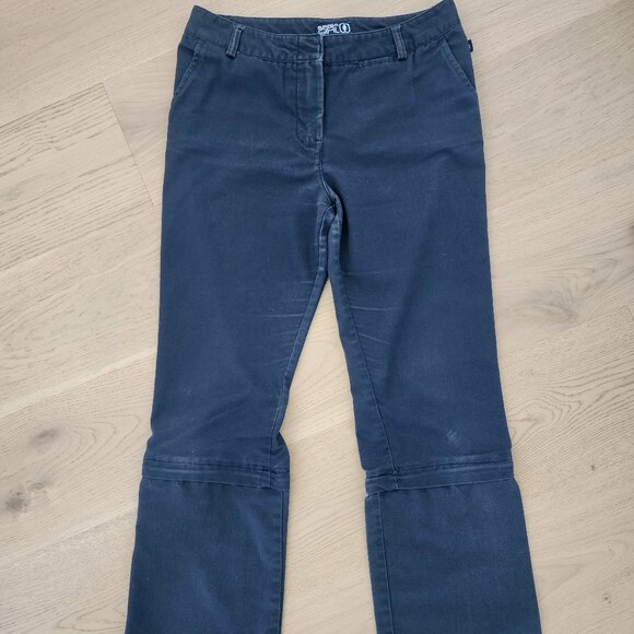 Vintage 90s Women's/Teens navy pants - Picture 1 of 10